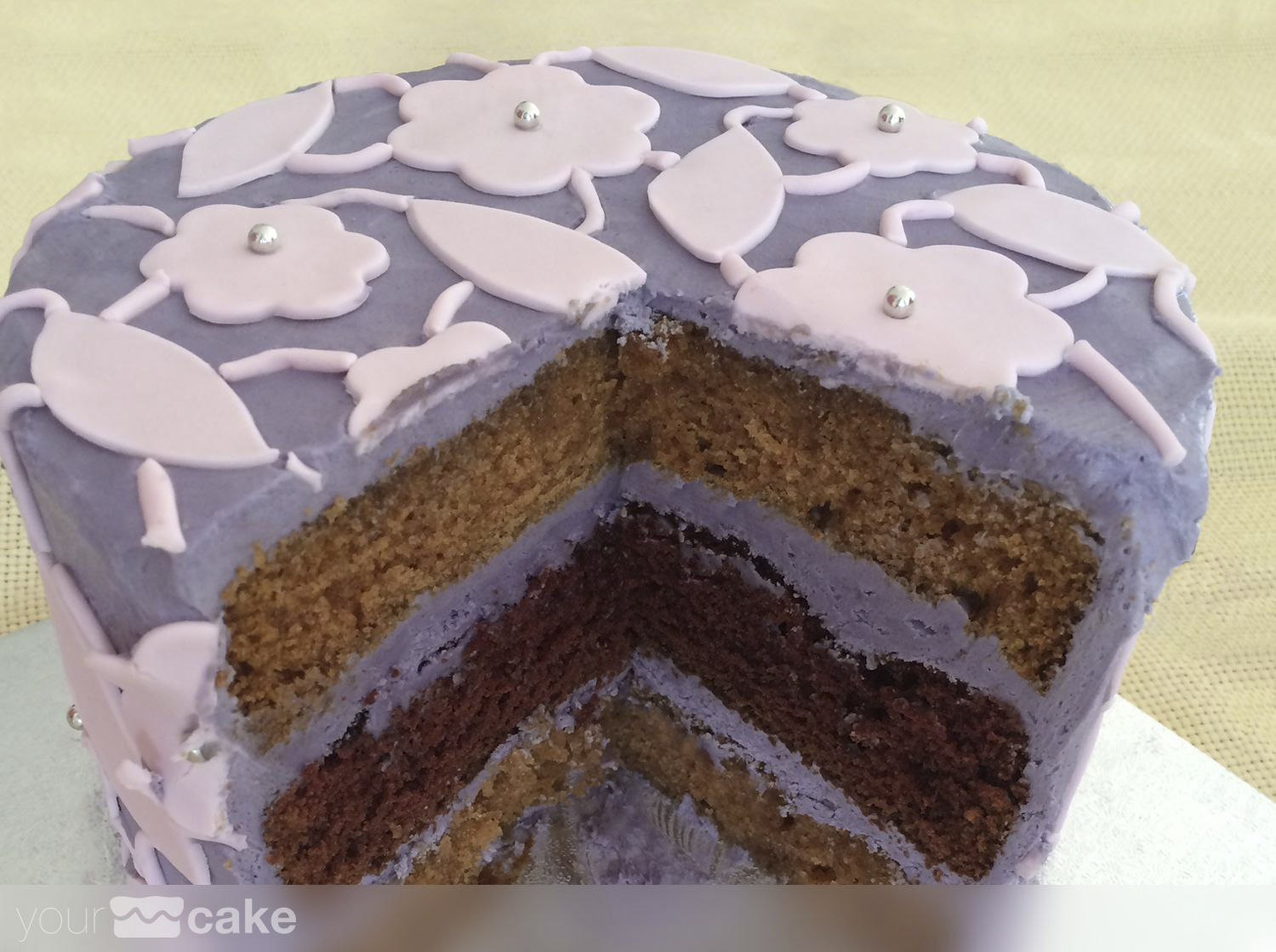 Tarta Aniversario violetas - Foto Mini 5