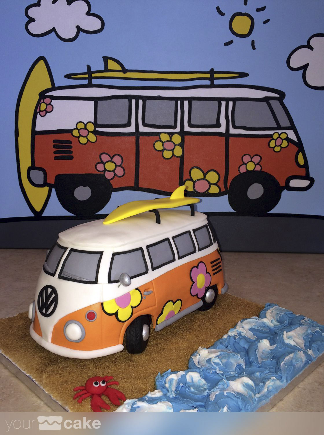 Tarta Furgoneta Volkswagen - Foto Mini 2