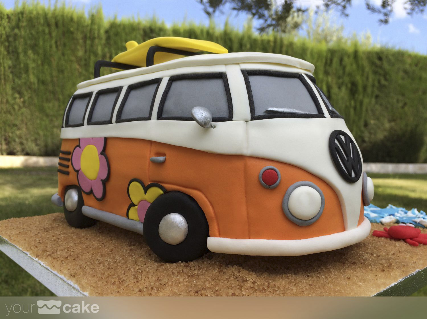 Tarta Furgoneta Volkswagen - Foto Mini 5