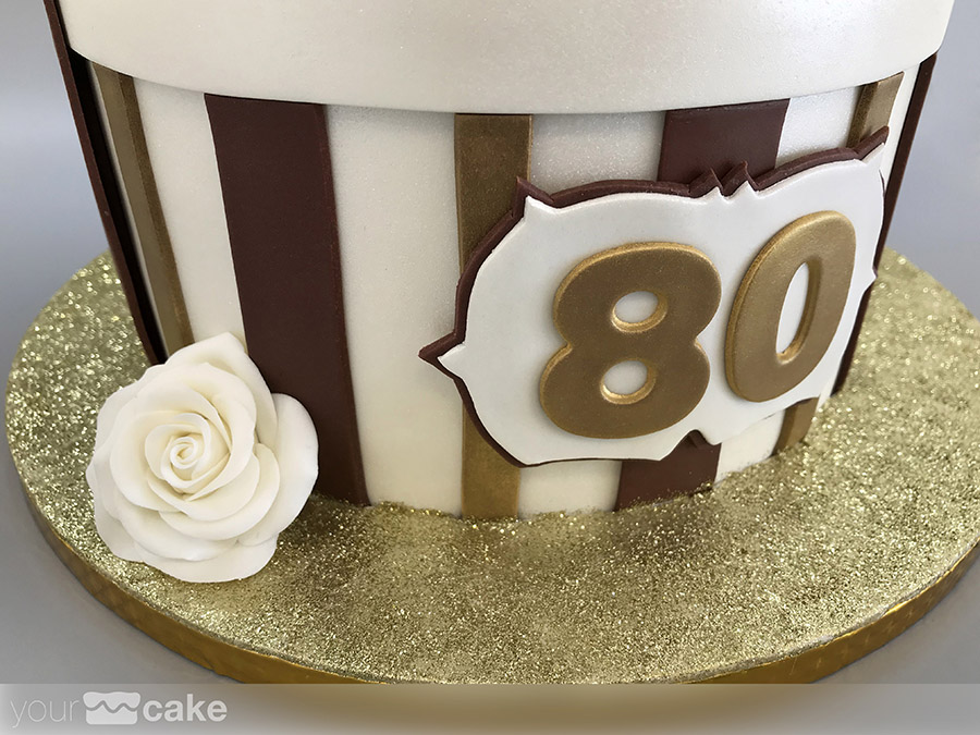 Tarta 80 años - Foto Mini 1