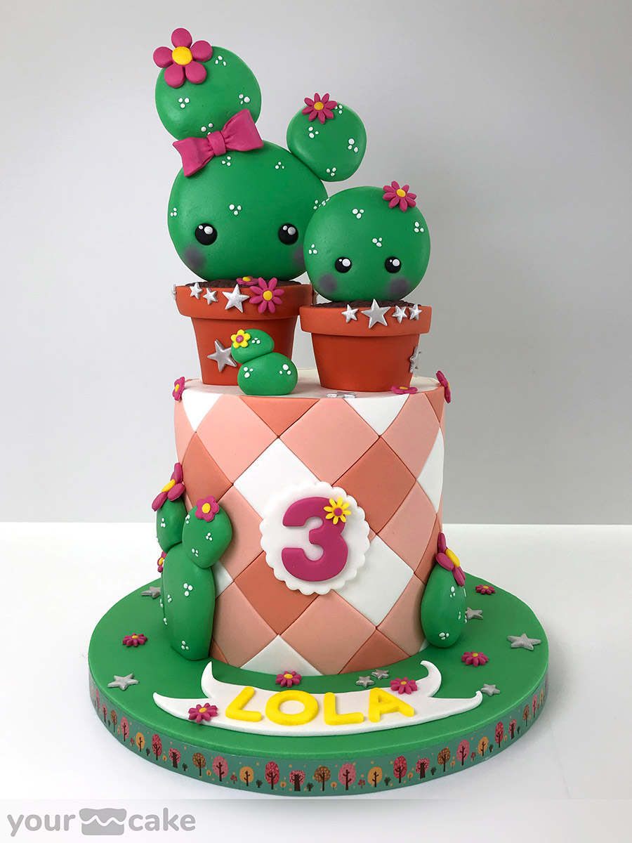 Tarta cactus - Foto Mini 0
