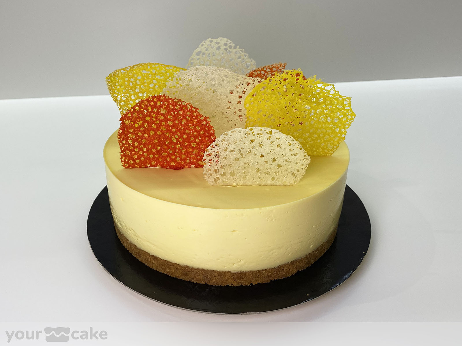 Tarta queso, fruta de la pasión y melocotón - Foto Mini 0